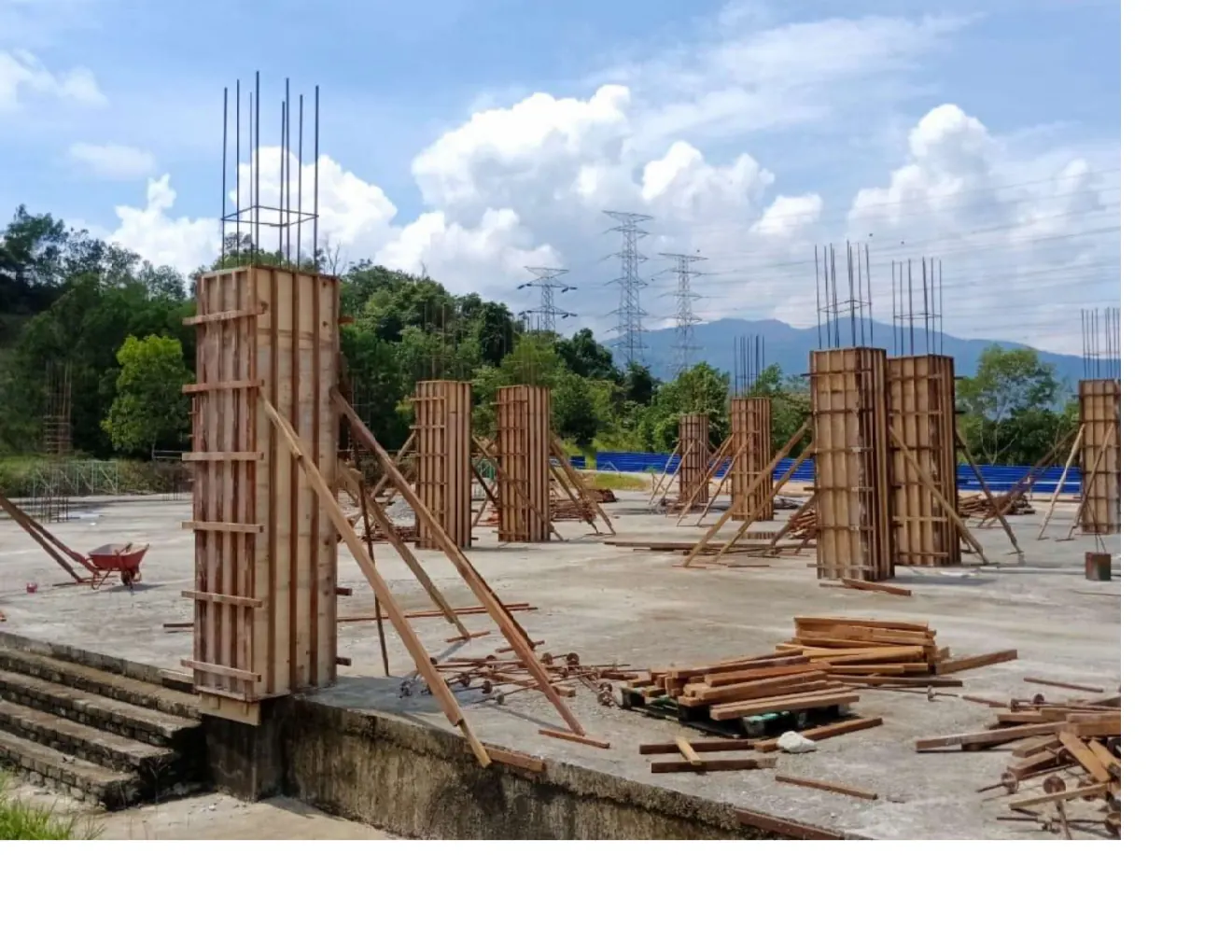 Kemajuan pembinaan pada Jun 2026, rekod 1