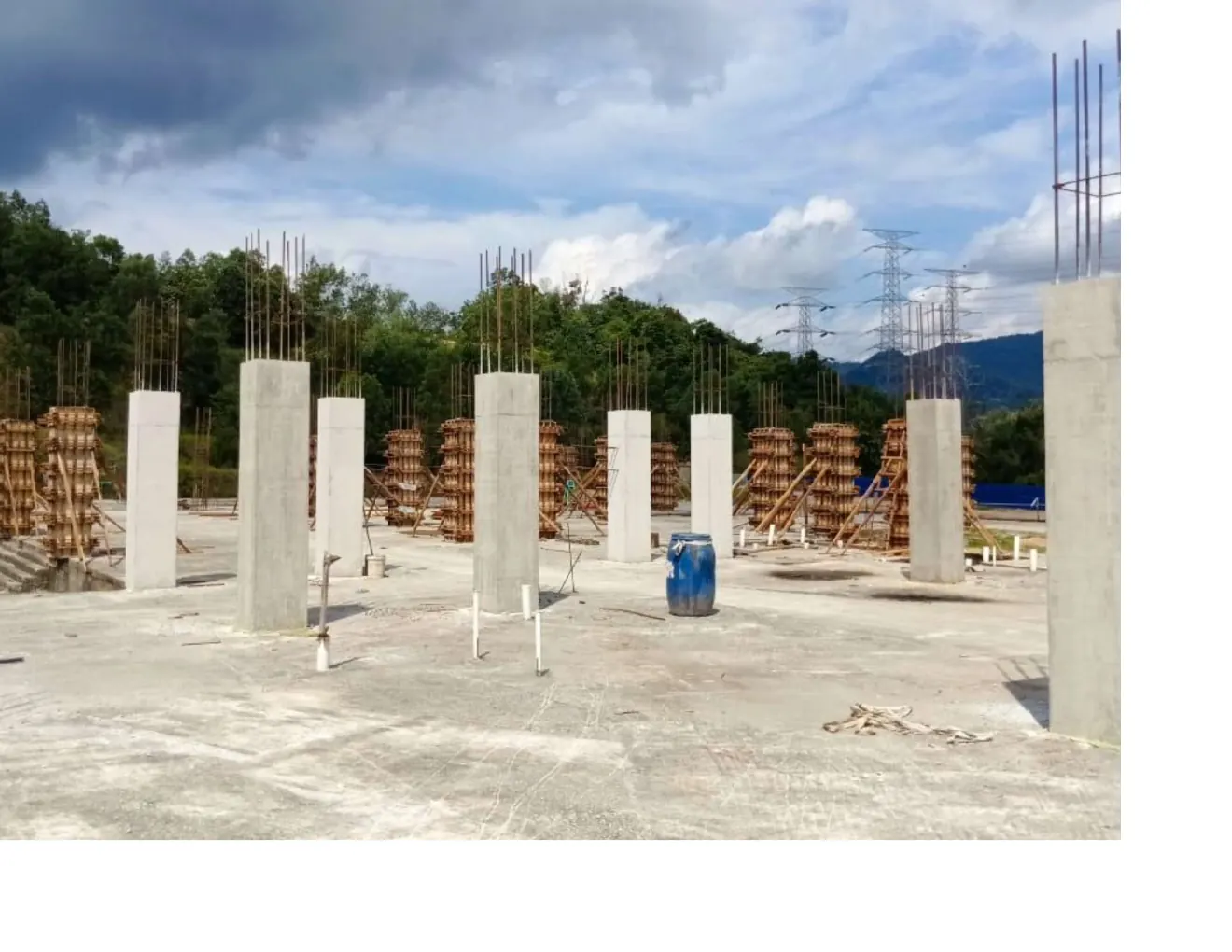 Kemajuan pembinaan pada Jun 2026, rekod 2