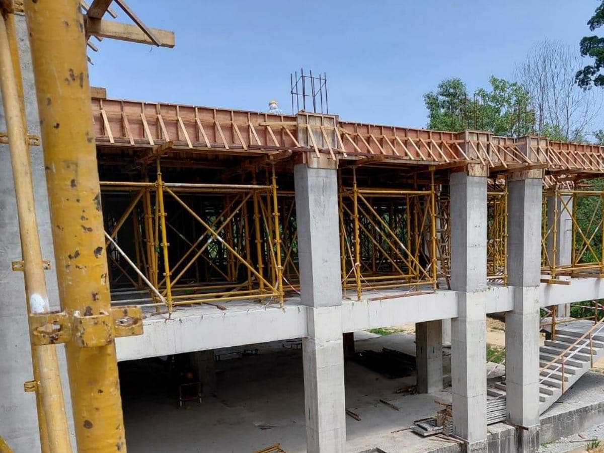 Kemajuan pembinaan pada Ogos 2026, rekod 1