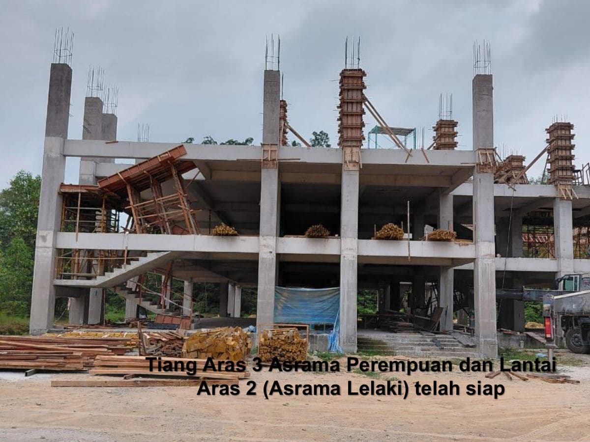 Kemajuan pembinaan pada Ogos 2026, rekod 11