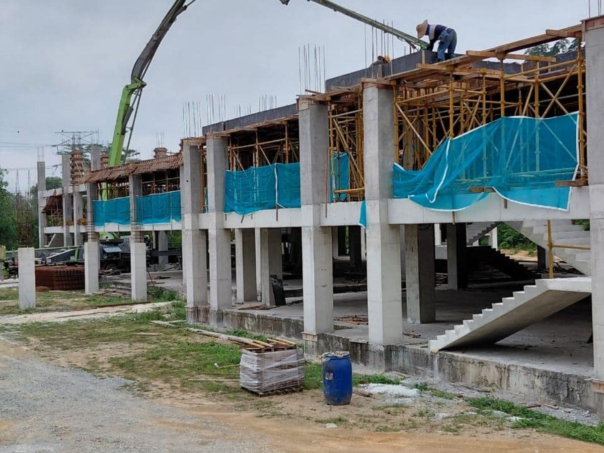Kemajuan pembinaan pada Ogos 2026, rekod 18
